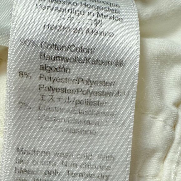 J. Crew White Button Fly Vintage Straight Jeans - Picture 7 of 7